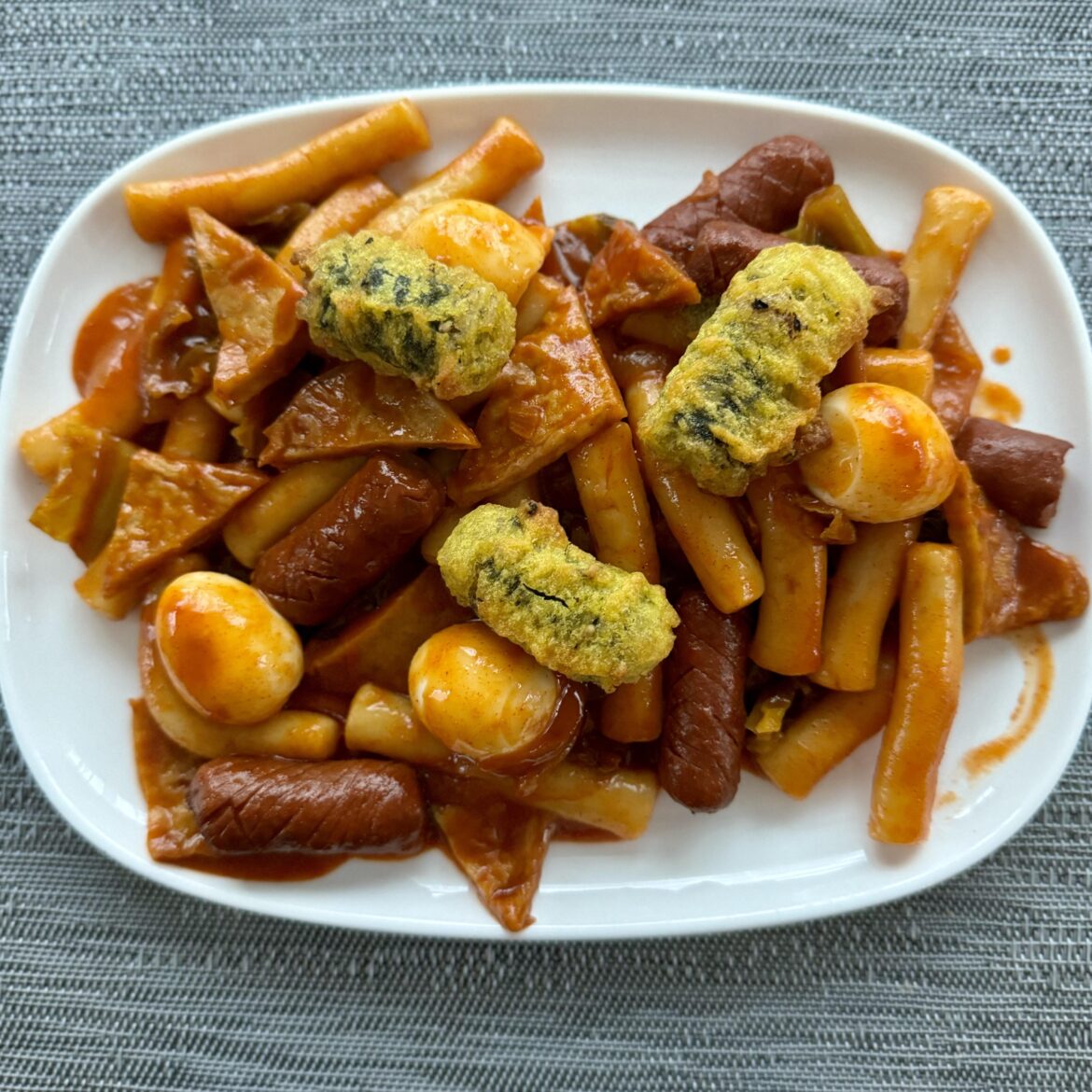 Tteokbokki lunch
