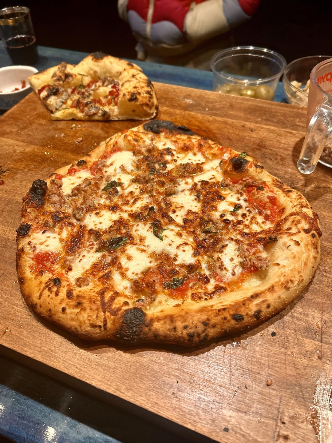 Some of my Christmas Day pizzas, gozney dome, 70 hydration dough with