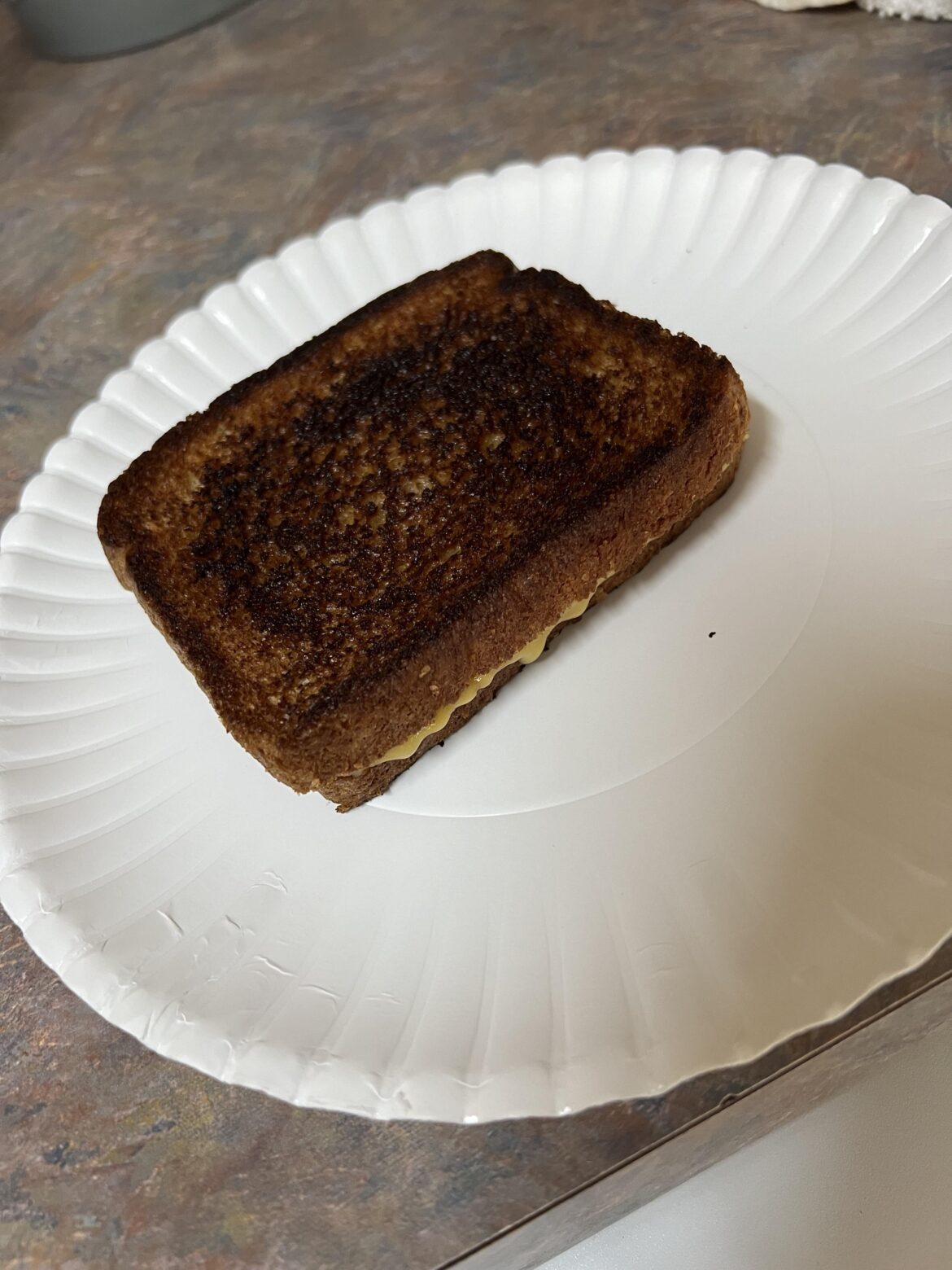 How burnt do you like your grilled cheese?