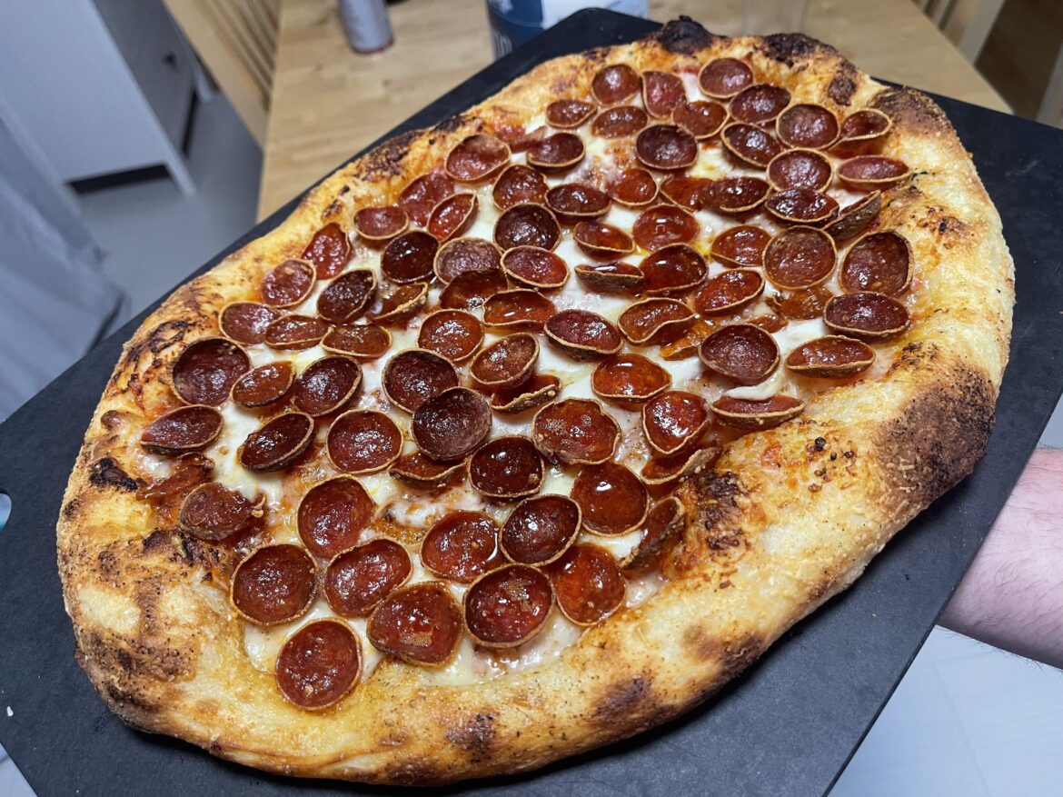 Pepperoni Pizza (on Sourdough Crust!)