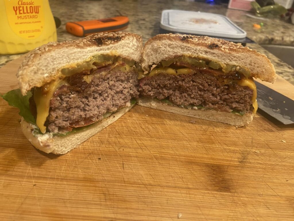 Simple burger