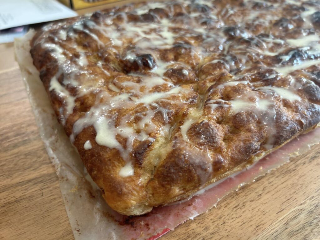 Sourdough Cinnamon roll focaccia