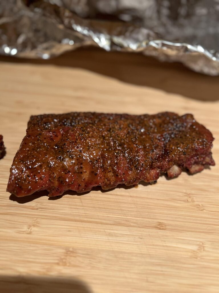 Texas style pork ribs