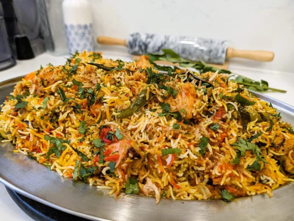 Spicy Chicken 65 Biryani