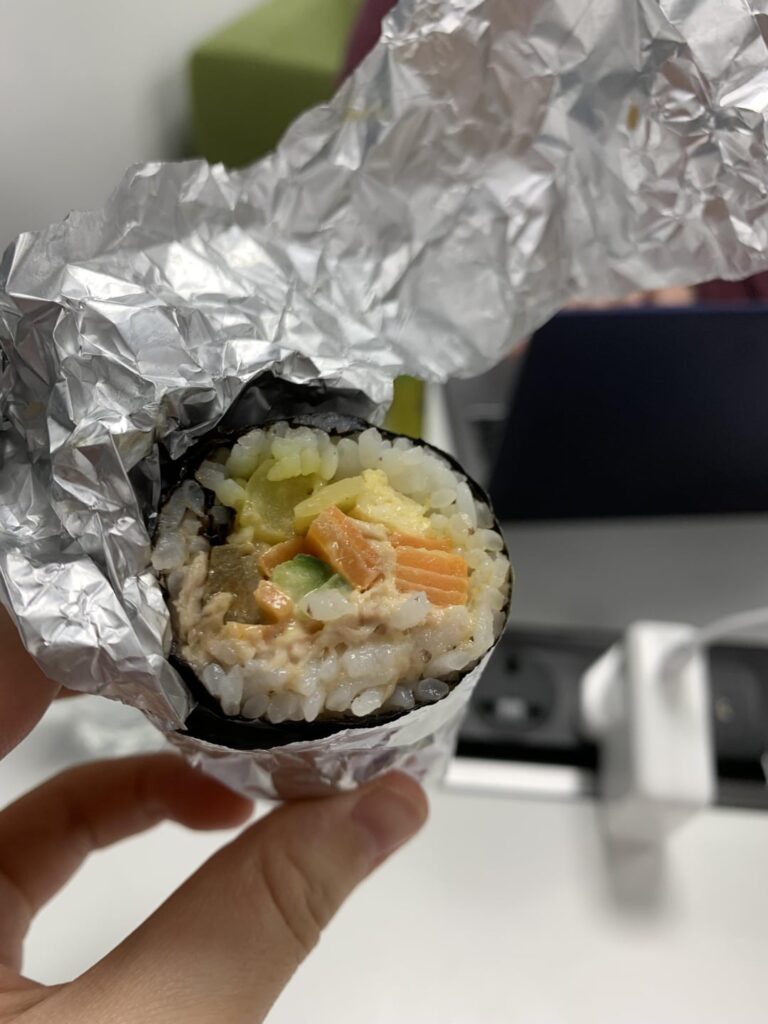 I made proper kimbap for the first time