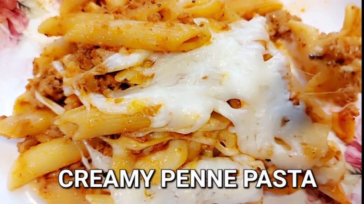 HOW TO MAKE CREAMY PENNE PASTA RECIPE | KONLOVE