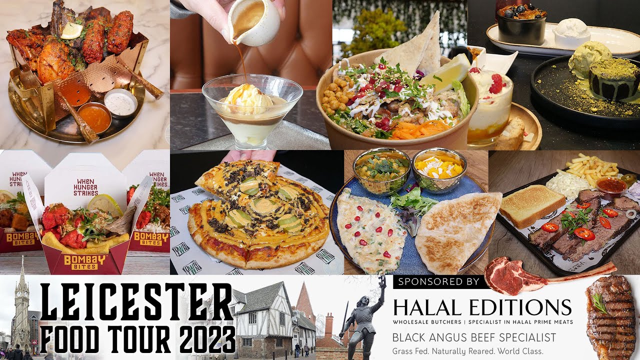 Leicester Halal Restaurant Food Tour 2023 with Evington & London Road
