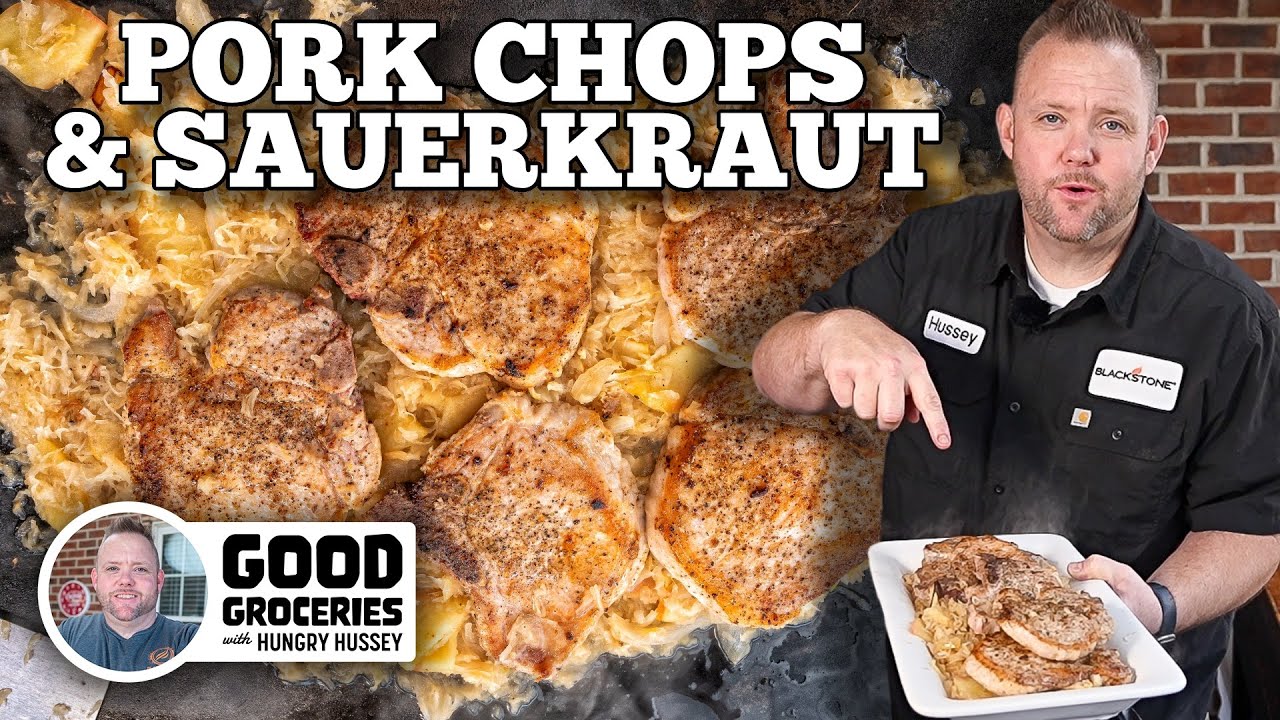 Matt Hussey's Pork Chops & Sauerkraut | Blackstone Griddles - Dining