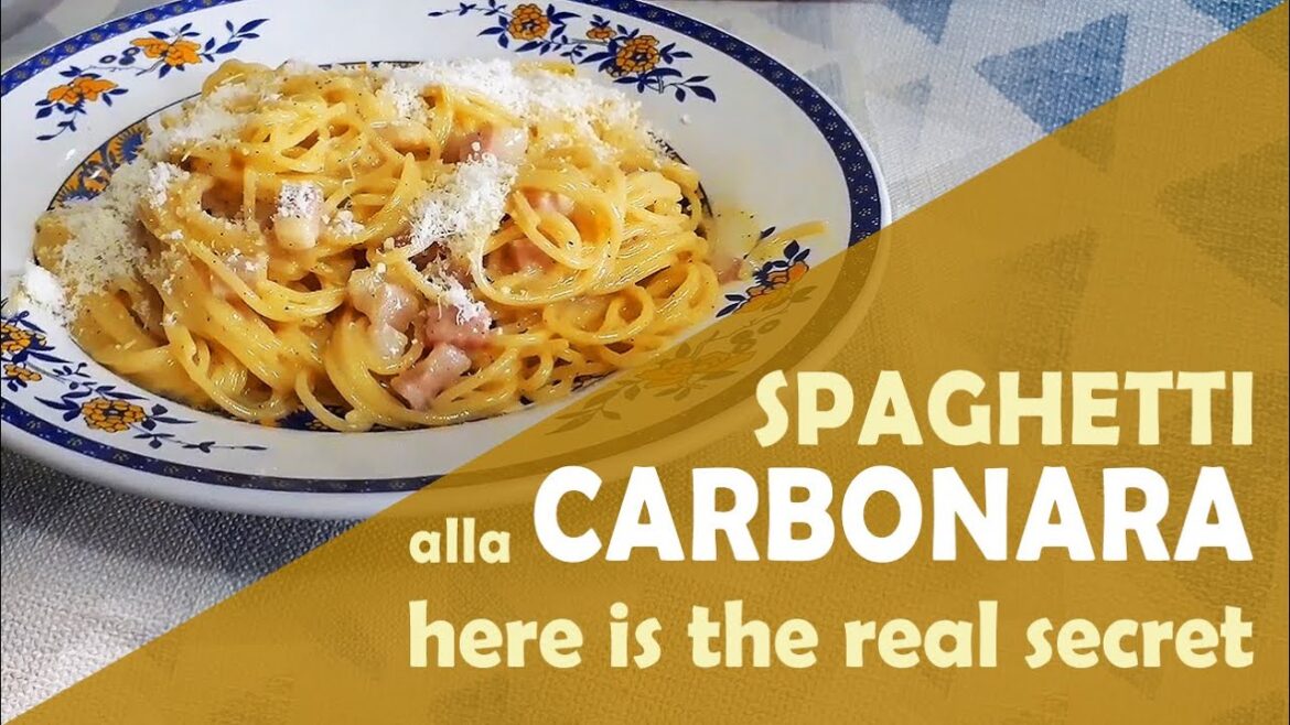 how to cook Spaghetti alla Carbonara / the real secret of italian pasta “Spaghetti alla Carbonara” how to cook Spaghetti alla Carbonara / the real secret of italian pasta "Spaghetti alla Carbonara"