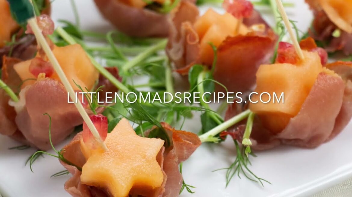Cured Ham (Prosciutto) with Melon Appetizers Cured Ham (Prosciutto) with Melon Appetizers