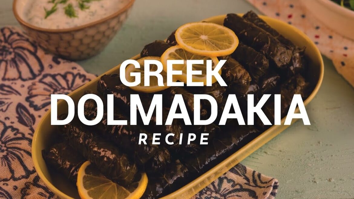 Delicious Dolmadakia Recipe: Homemade Greek Stuffed Grape Leaves