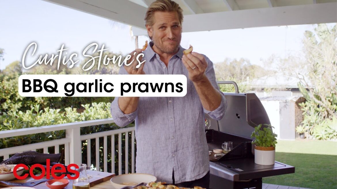BBQ Garlic Prawns  | Curtis Stone's BBQ Recipes | Coles