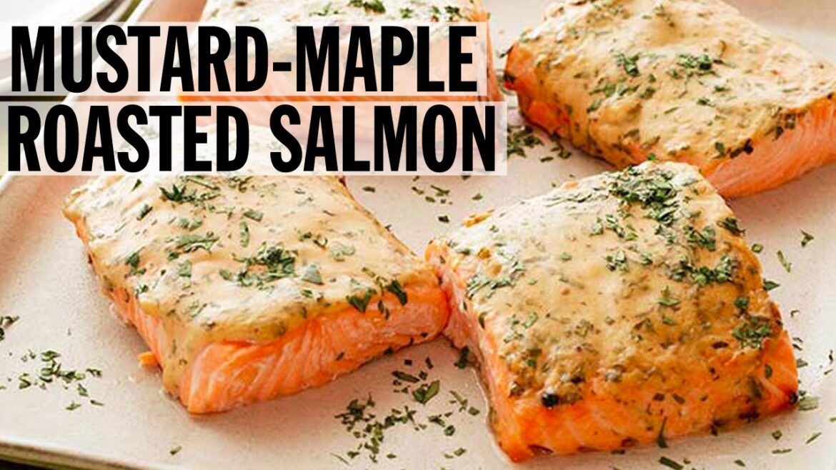 Mustard-Maple Roasted Salmon | Food Network