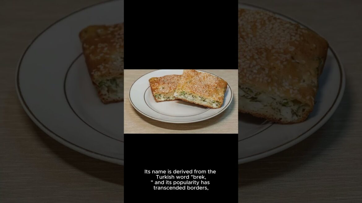 Borek, a delicious pastry that traces its origins to the Middle East. #börek  #food #shorts