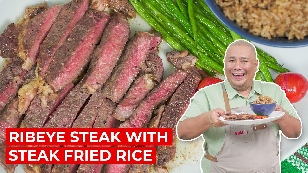 Ribeye Steak with Steak Fried Rice Recipe Dining and Cooking
