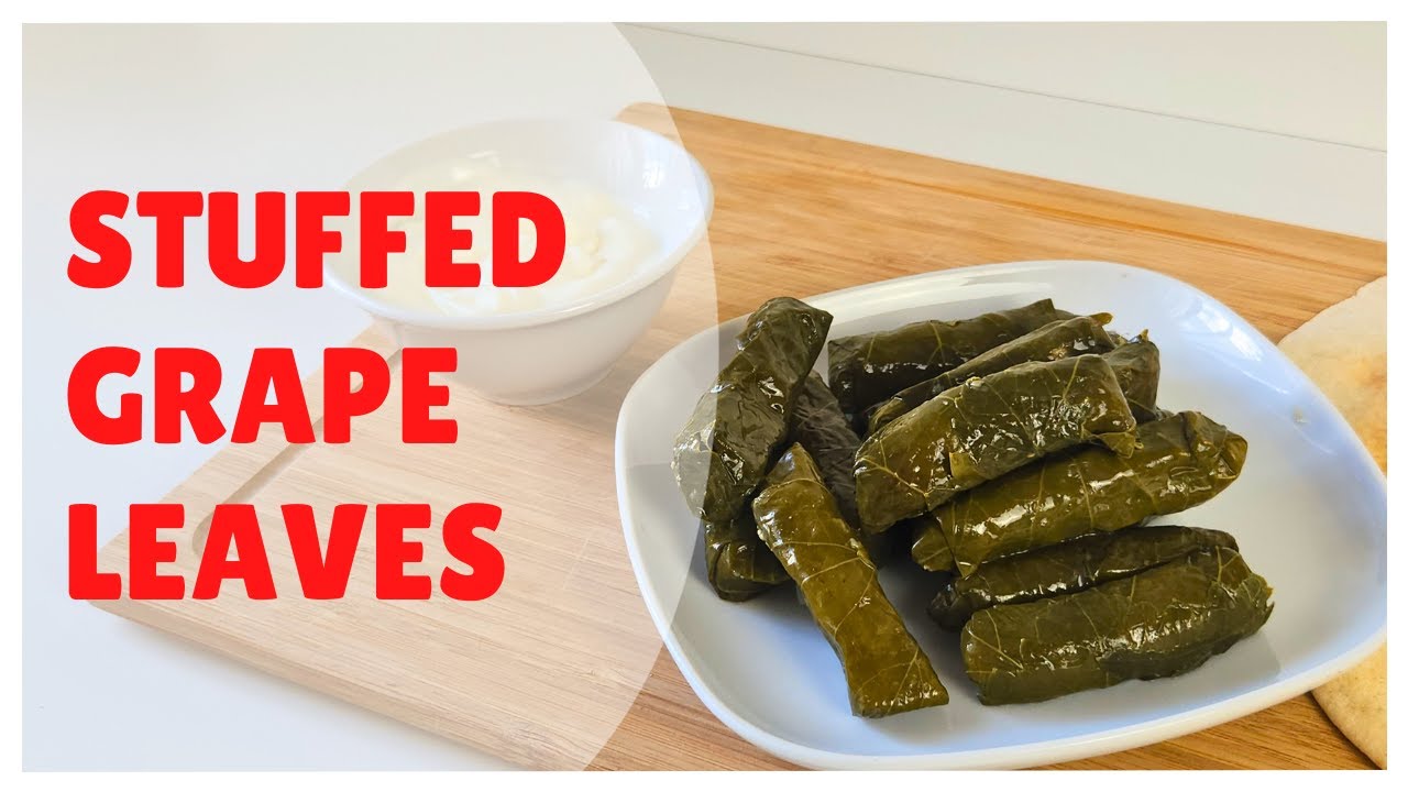 How to make delicious Lebanese stuffed grape vine leaves with meat