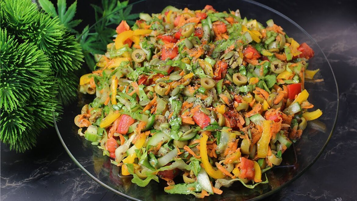 Quick & Easy Lettuce Salad With Mix Seeds I Chia Seed Salad I Best Mix Salad You have ever eaten