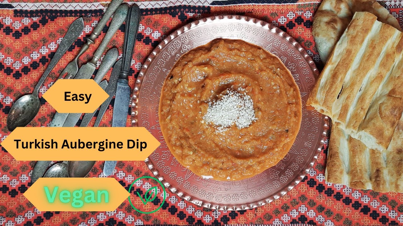 Vegan Turkish Aubergine Dip recipe Dining and Cooking