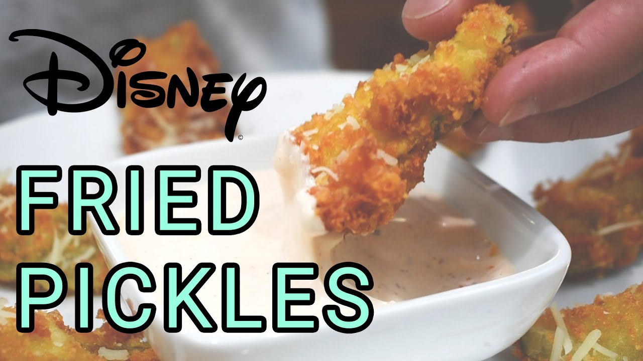 Making Disneyland's Fried Pickles From Scratch Dining and Cooking