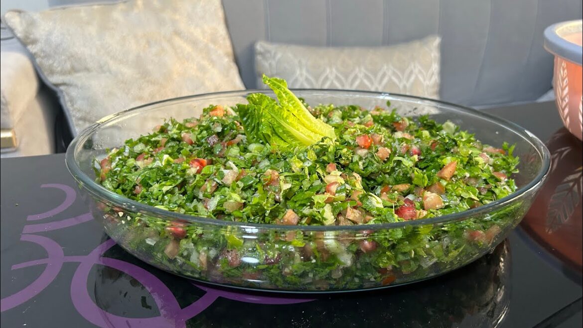 Syrian Tabbouleh | Best Winter Salad, Low calorie, Healthy and delicious