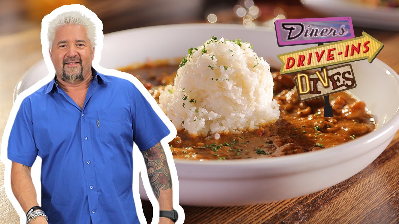 Guy fieri eats gumbo touff e at a l a creole spot diners drive