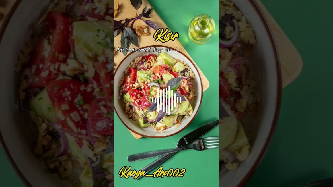 Kısır Kandungan serat tinggi dari bulgur dan sayuran #sayuran #sayuransegar #sayuransehat #turkey
