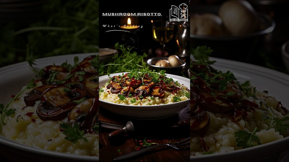 Mushroom Risotto #mushroomrecipe #risottorecipe #foodvlog