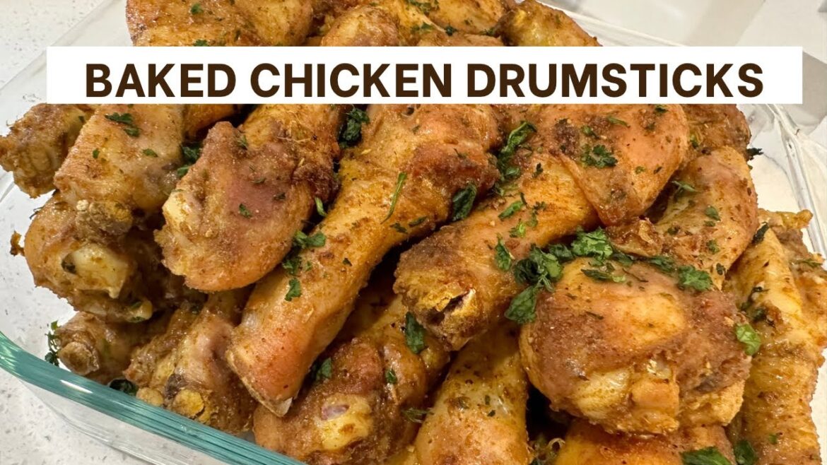 Oven Roasted Chicken Drumsticks | Baked Chicken Drumsticks