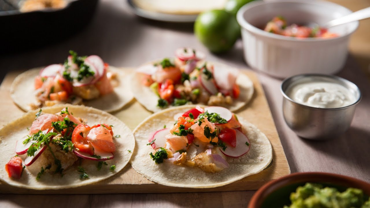 Citrusy Fish Tacos with Grapefruit Salsa Recipe Dining and Cooking