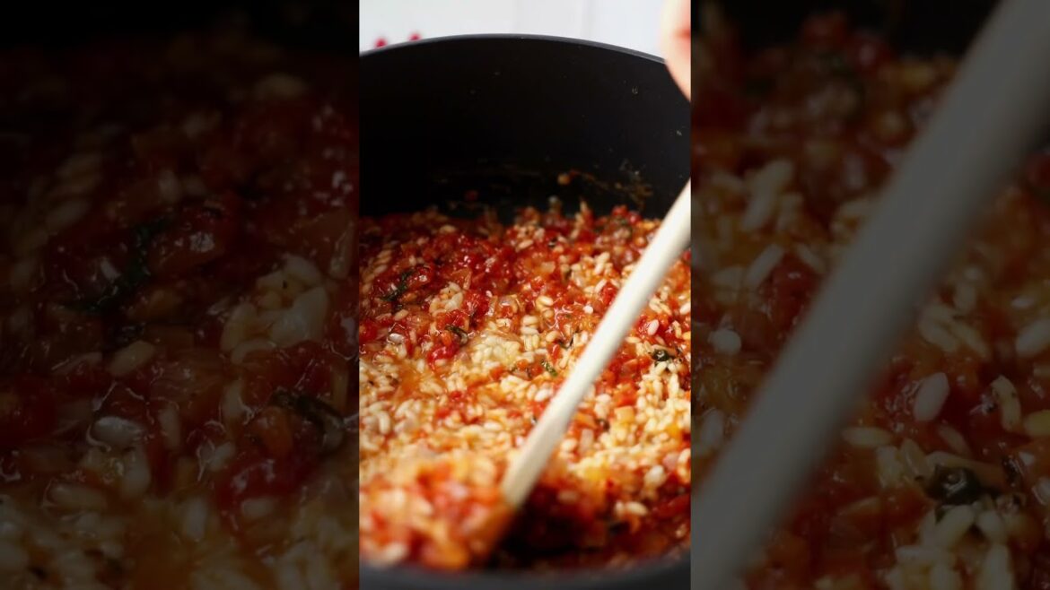 Risotto Pomodoro #food #foodphotography #foodvideos #italianfood