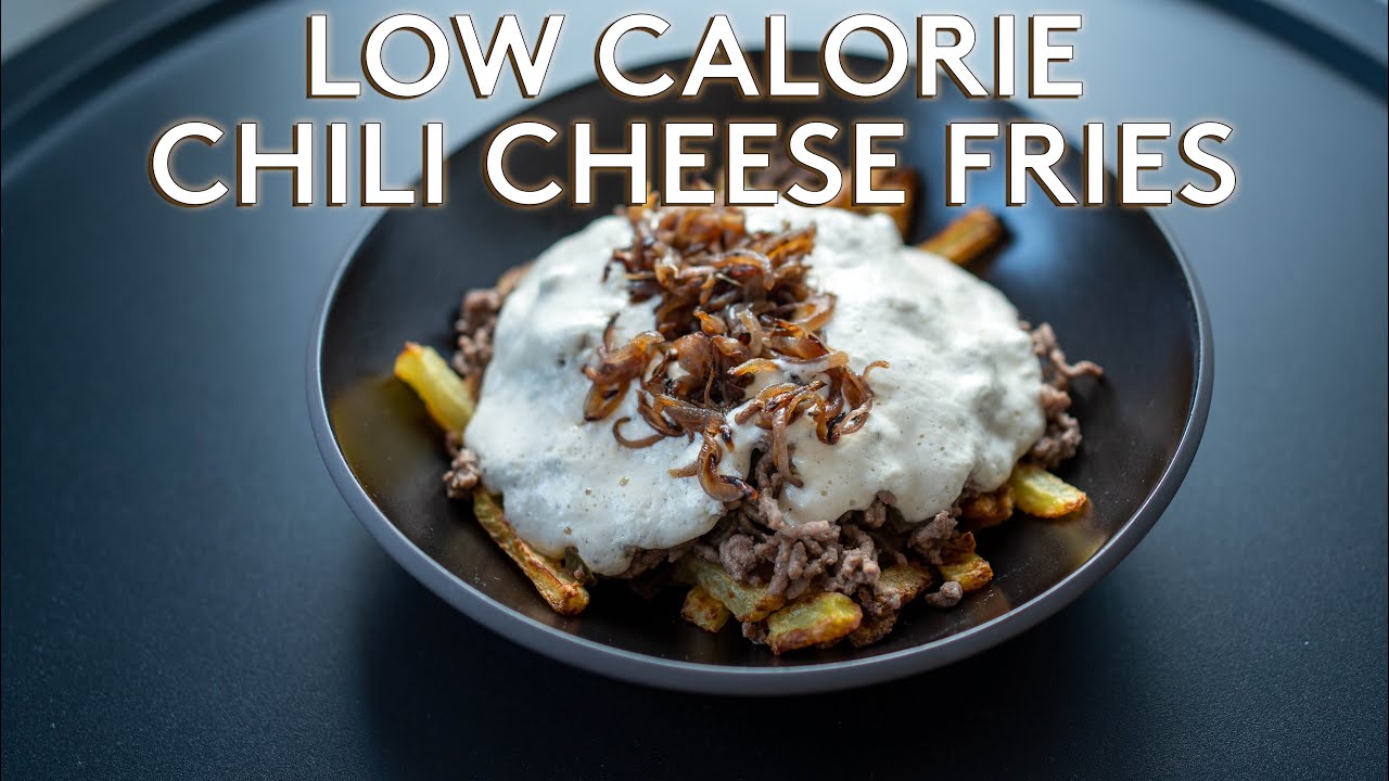 Low Calorie Chili Cheese Fries recipe ( + SECRET to crispy oven or air