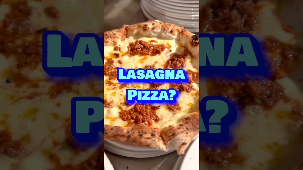 A lasagna pizza, not a pizza lasagna Dining and Cooking