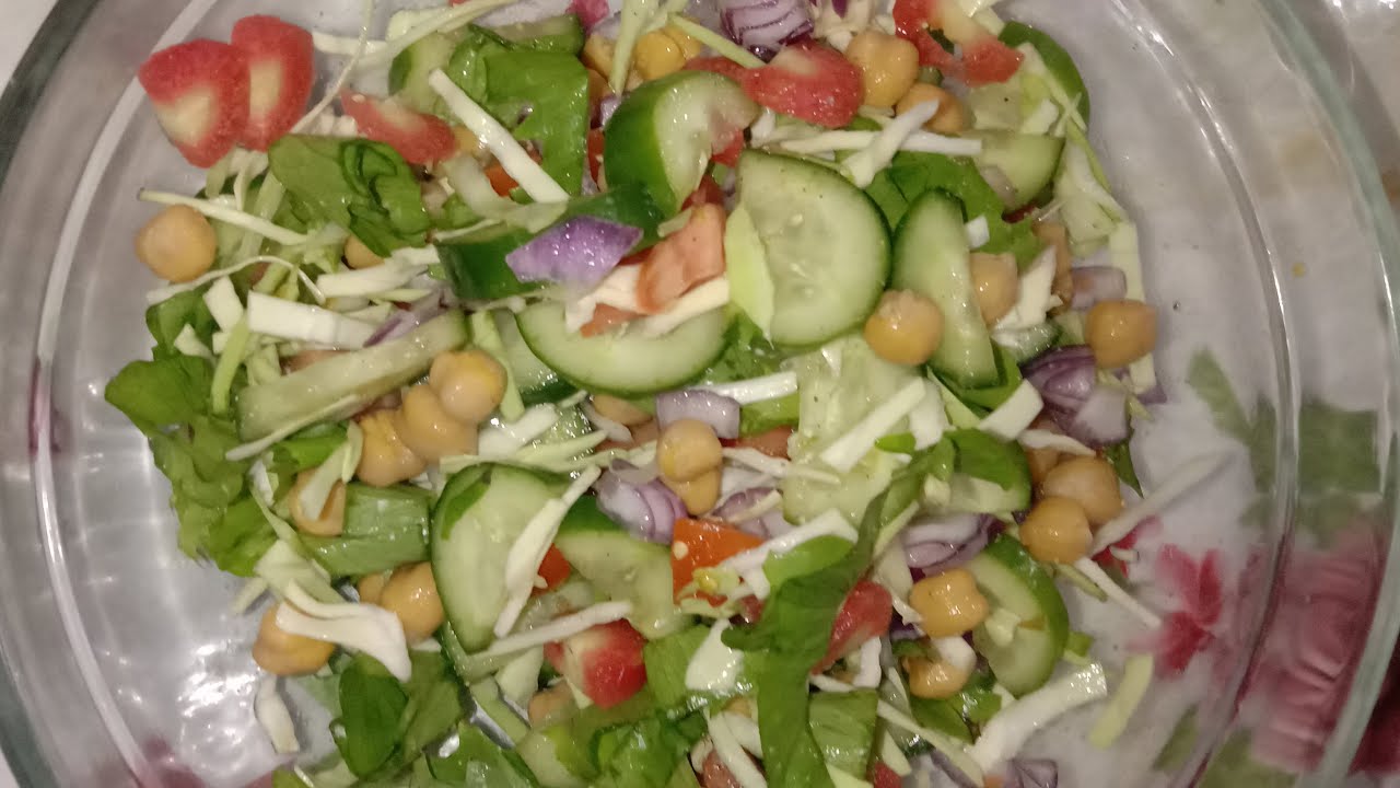 Green salad || healthy salad || protein salad || weight loss salad ...
