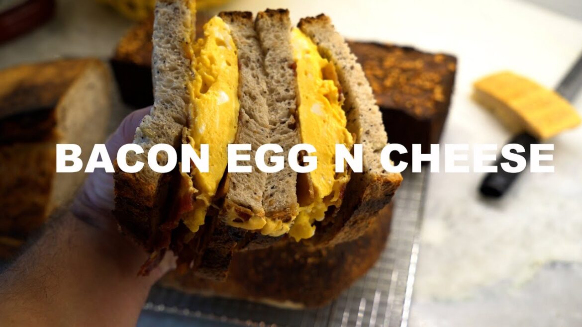 uhhhhh yeah lemme get a bacon egg & cheese the fancier way