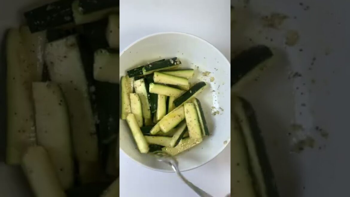 Roasted Zucchini Fries with Parmesan Cheese #shorts Roasted Zucchini Fries with Parmesan Cheese #shorts