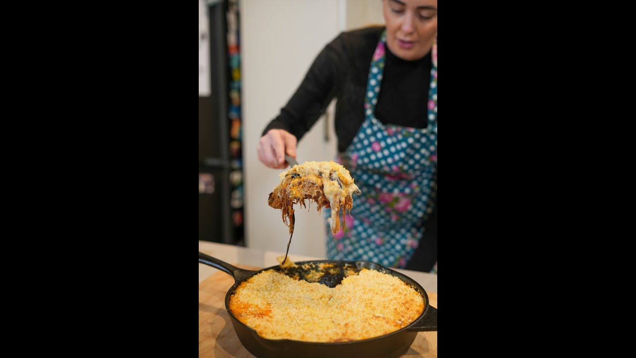 Eggplant Moussaka with Slow cooked Lamb - Dining and Cooking