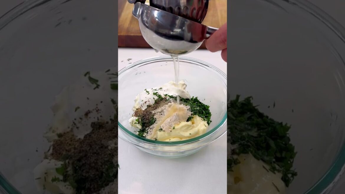 The BEST Homemade Ranch Dressing The BEST Homemade Ranch Dressing