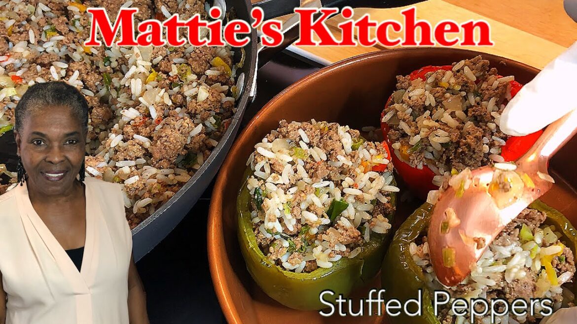 How to Make Stuffed Bell Peppers with Ground Beef and Rice | Mattie’s Kitchen How to Make Stuffed Bell Peppers with Ground Beef and Rice | Mattie's Kitchen