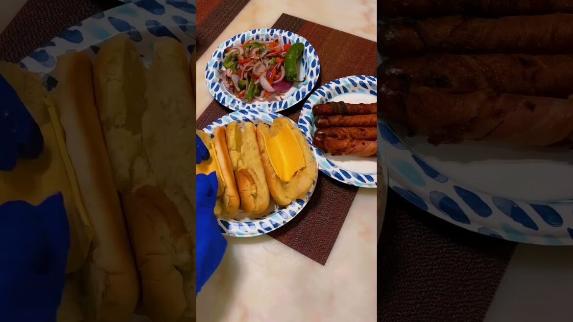 Yummy Homemade Dirty Hot dogs! #mcookingj #hotdog