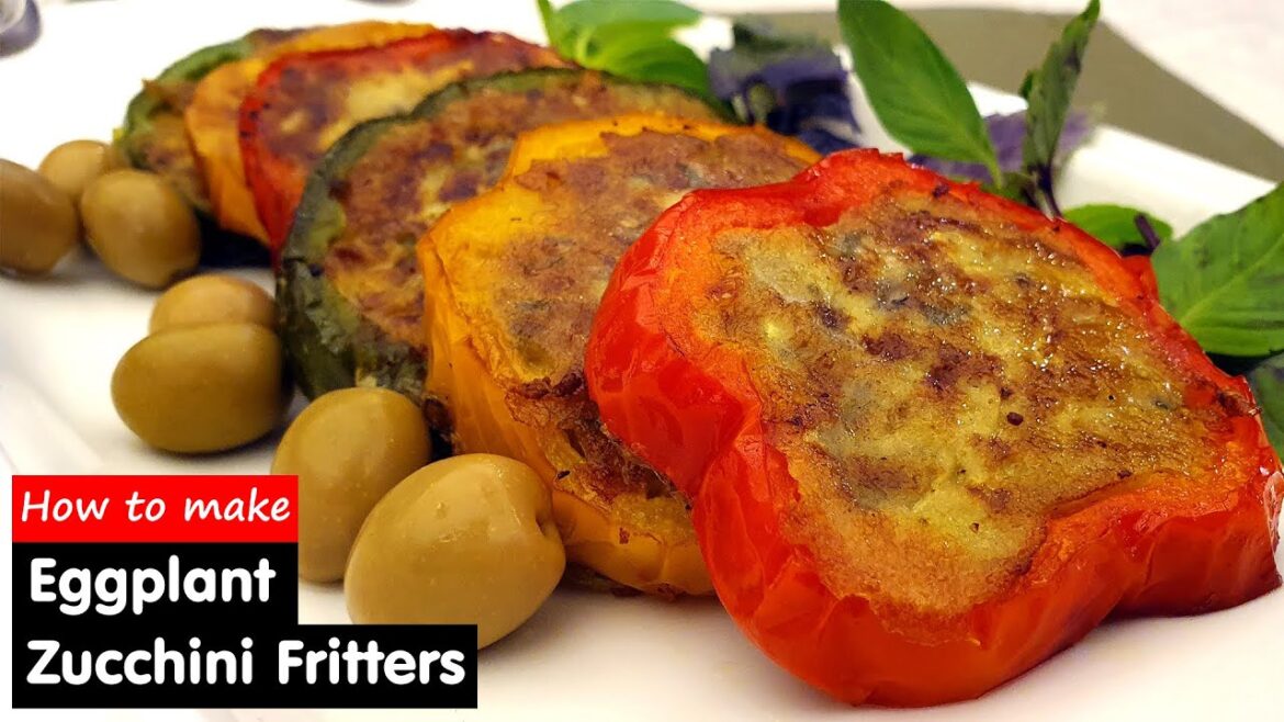 Looking for LOW-Budget meals? TRY this Eggplant Zucchini Fritters