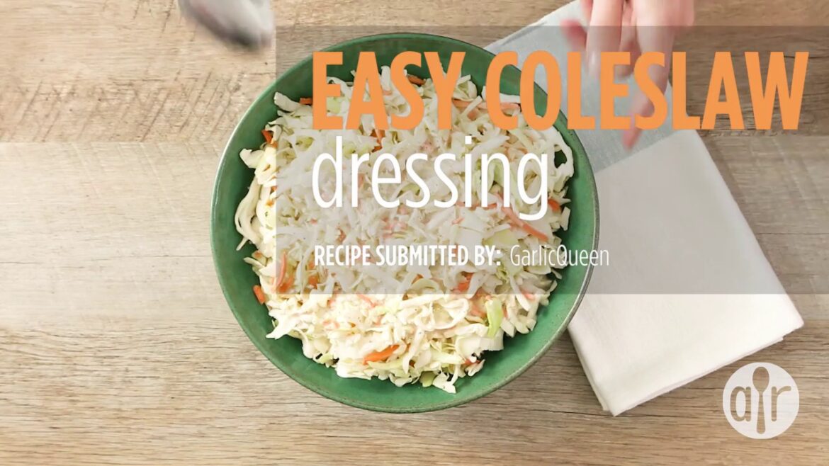How to Make Easy Coleslaw Dressing | Dressing Recipes | Allrecipes.com