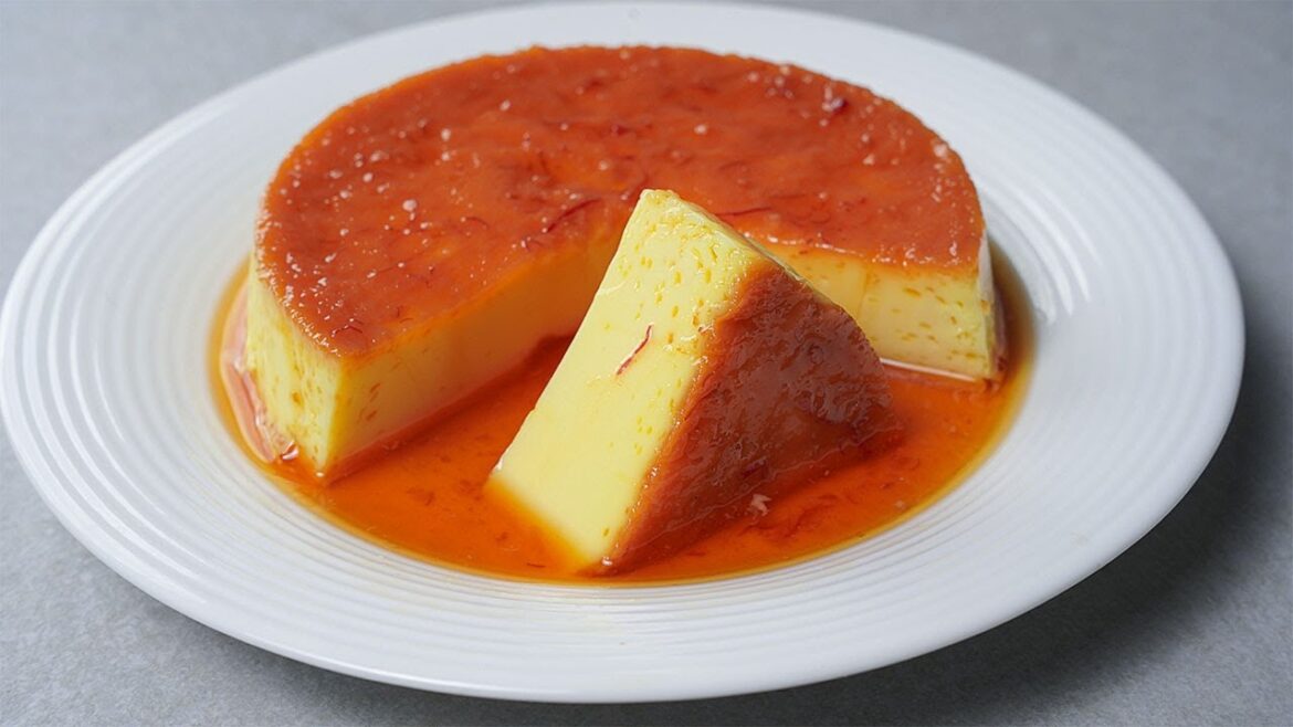 Saffron Caramel Custard Pudding | Saffron Egg Pudding | Leche Flan Recipe | Yummy