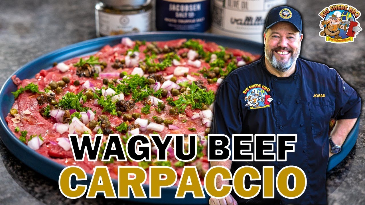 How to make an EASY Wagyu Beef Carpaccio Packed with truffle flavors