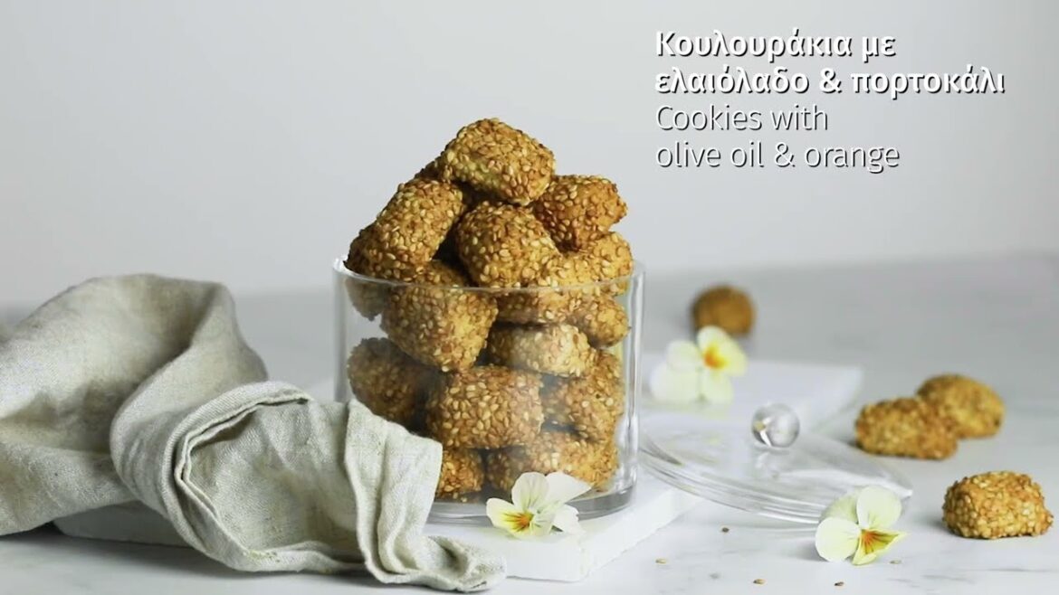 Κουλουράκια με ελαιόλαδο και πορτοκάλι