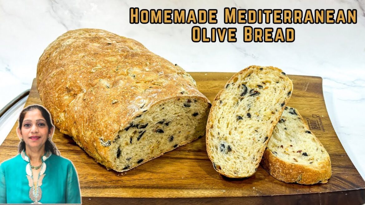 Homemade Mediterranean Olive Bread Recipe