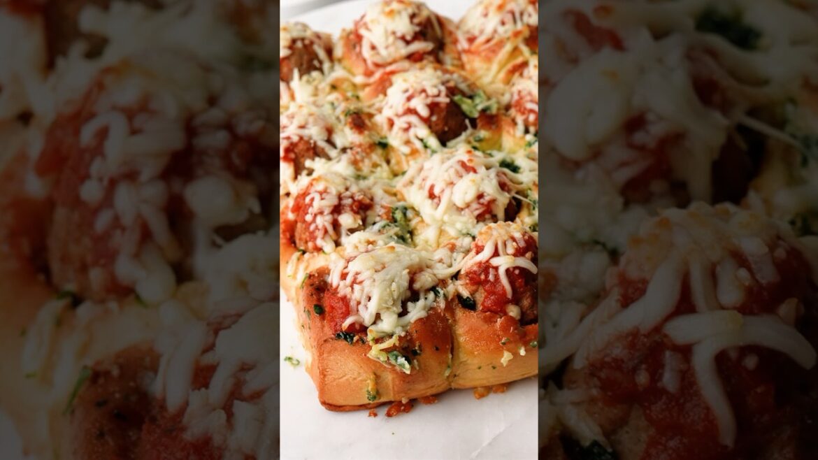 Garlic Bread Meatball Sliders Recipe