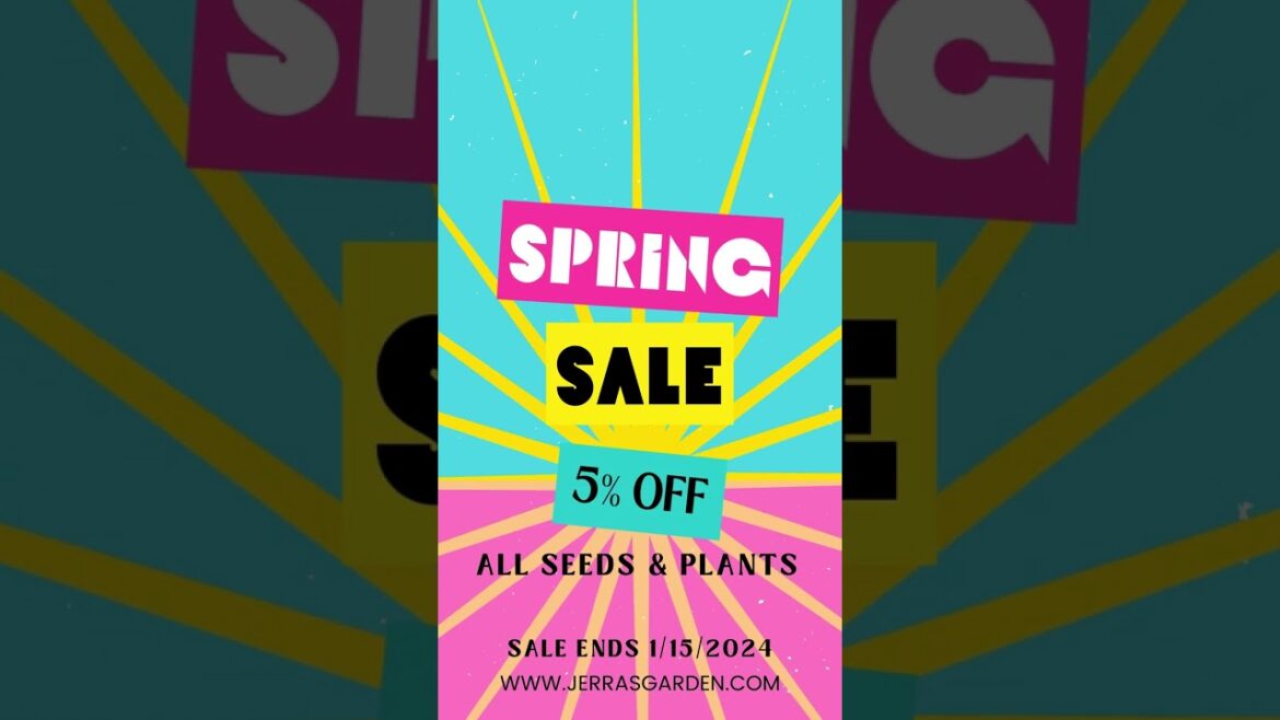 Spring Garden Seed & Plant Sale #seed #garden #plants #vegetablegarden #homegrown Spring Garden Seed & Plant Sale #seed #garden #plants #vegetablegarden #homegrown