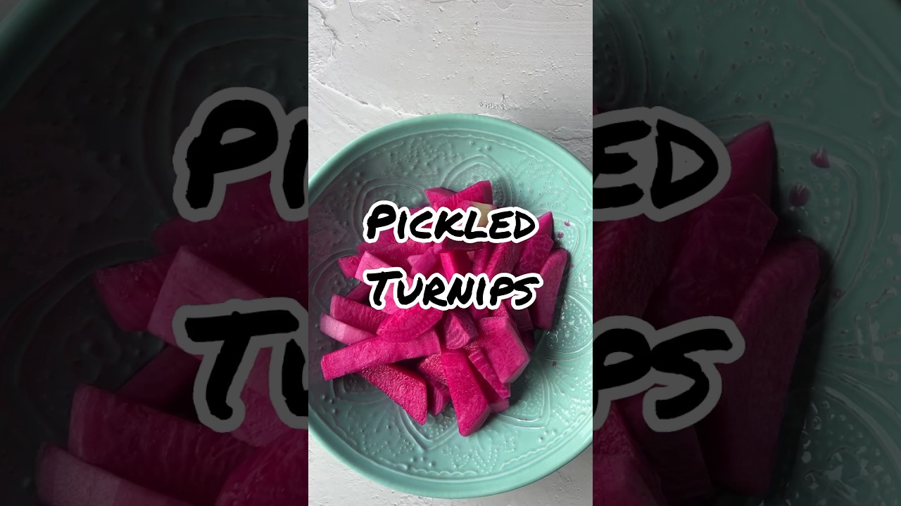 Pickled Turnips (a.k.a. Lebanese Pickles& Shawarma Pickles) Urban
