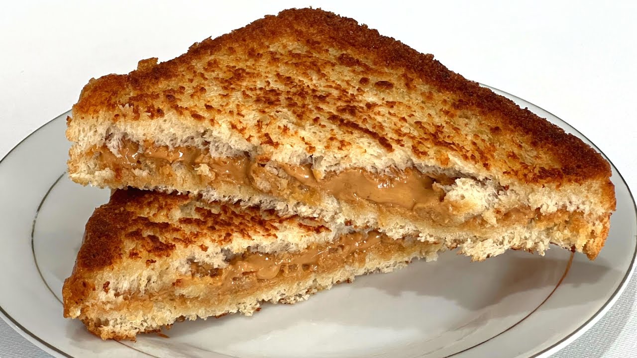 Peanut Butter Sandwich Quick & Easy Breakfast Recipe How To Make