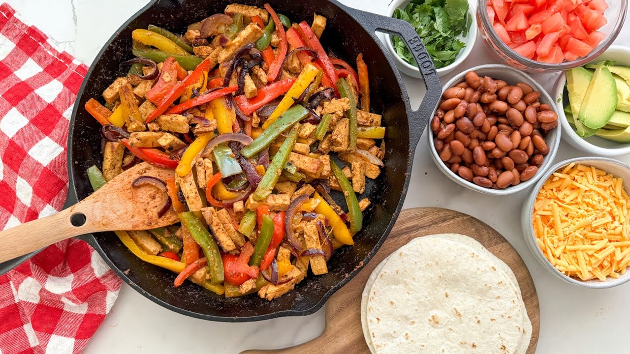 Sizzling Tofu Fajitas Recipe Dining and Cooking